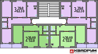 Планировки квартир / 16-22 этажные дома / планировка домов с.